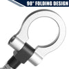 Mazda 3 Silver Tone Round Bumper Tow Hook Eye Ring Screw (2004-2013)