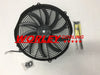 QLD 16" Electric Thermo Curved Blade Fan & Mounting