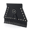 Harley PU Leather Rear Fender Mud Flap Cover with Fringe