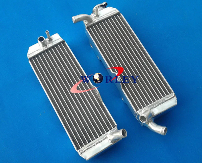 HONDA XR650 XR650R Aluminum Radiator + Blue Hose (2000-2007)