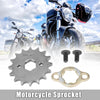 Motorcycle ATV UTV 16T 20mm Front Engine Sprocket Titanium Tone