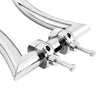 Harley Softail 16" Chrome Rise 2" Hanger Handlebar with Risers