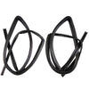 Glass Run Door Channel Rubber Front LH+RH Fits Isuzu D-Max TFR 4D Pickup 2003-11