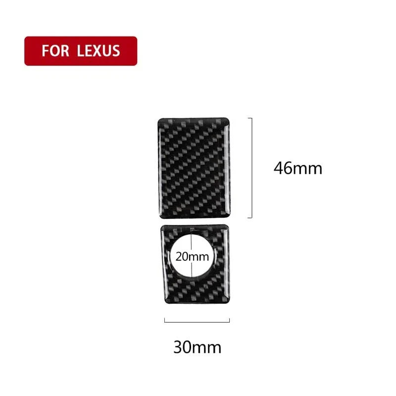 Lexus IS250 IS300 Carbon Fiber Dashboard Storage Box Switch Lock Trim Fit
