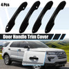 Ford Explorer (2020-2022) Black 4 x Side Door Handle Cover Trim