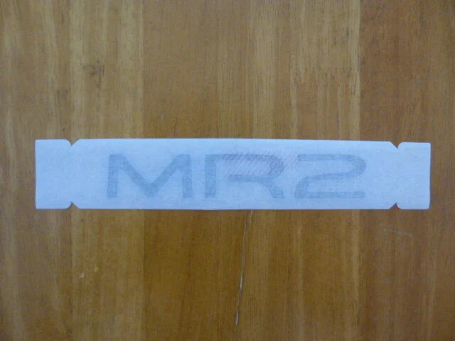 Toyota MR2 SW20 SW21 Rear Emblem Plate Badge (1990–1999)