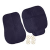 Universal Fit Black Car Front Seat Cushion Covers 2 x Seat Mats