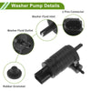 JEEP CHEROKEE 2014-2018 with Grommet Windshield Washer Pump