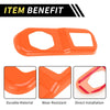 Jeep Wrangler JL JLU (2018-2024) - ABS Orange Rear Trunk Lock Panel Cover Trim
