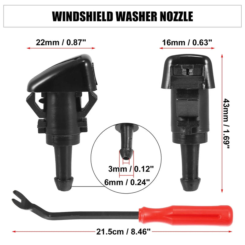 GMC Envoy, Trailblazer 5 x Front Windshield Washer Nozzles (2002-2009)