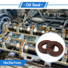 Oil Seal 18x35x7mm 2 x Seal Ring Rotary Shaft Seal Brown FKM