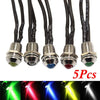 Auto Car Boat Indicator Light / 5x12V / LED Dash Panel Lamp