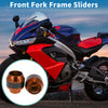 Motorcycle Frame Sliders 2 x Aluminum Orange