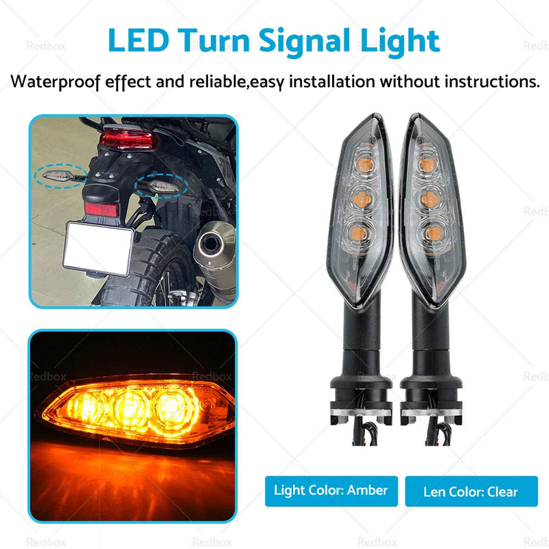 Yamaha MT-01 MT-03 MT-25 MT-10 MT-07 MT-09 LED Turn Signal Light (2001-2023)