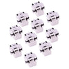 Honda Acura 10 x Nylon Rear Seat Buckle Clips