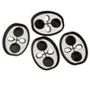 4 x Black Car Door Latch Silicone Cushion Protectors
