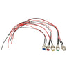 Car Boat 5x 12V LED Indicator Light Dash Panel Lamp