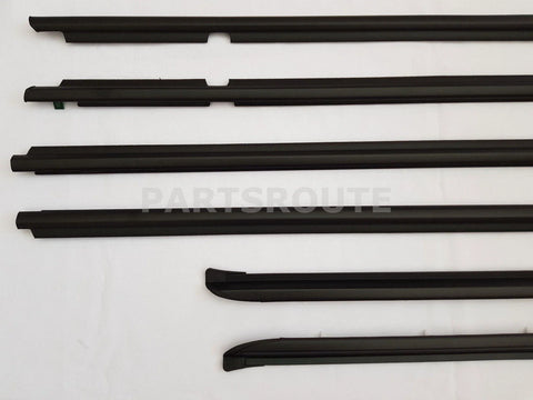 Toyota Prado GX470 Quarter & Door Belt Moulding Matte Black (2003–2009)