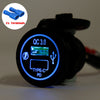 Car ATV RV Charger Outlet / 12V 24V / Dual Port LED Type C USB QC3.0 PD
