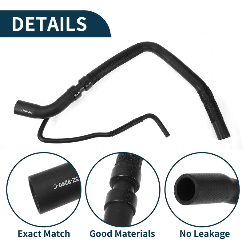 Ford Explorer (2011-2019) - Rubber 1 Pc Upper Radiator Hose