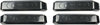 Ford F150 4Pcs Carbon Fiber Door Handle Cover Trim (2015–2020)