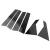 Kia Forte (2019-2024) Sedan 6 x Black Door Window Trim Covers