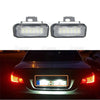 Mercedes Benz W203 C230 C240 2PCS White LED Rear License Plate Light Bulbs