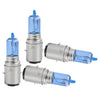 Car Motorcycle 4 x Super White 12V 35/35W BA20D Halogen Bulbs