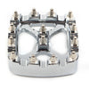 Harley Softail Dyna Sportster Chrome MX Style Brake Pedal Pad Cover