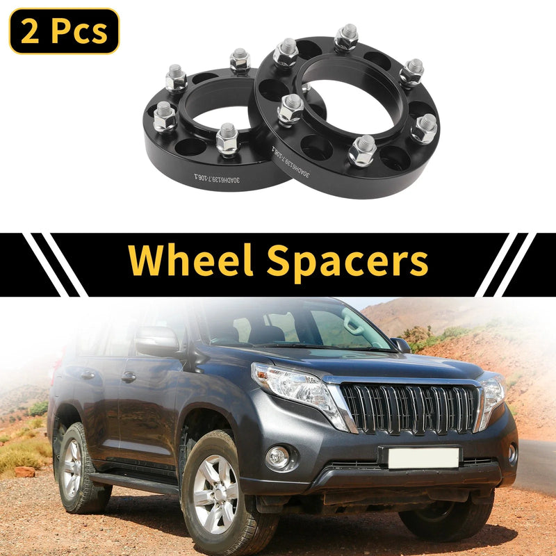 Toyota Fortuner 2 x 6x139.7mm Wheel Spacers M12x1.5 (2005–2023)