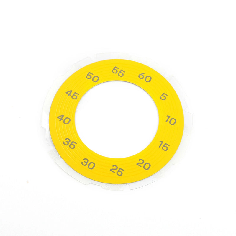 Porsche 992 (2019-2025) Yellow Gauge Face Overlay