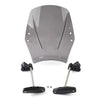 Gray Universal Motorcycle Windshield Deflector