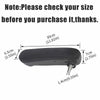 Fiat 500 Front Seat Armrest Set  Black (2016-2019)