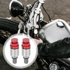 Honda Yamaha Red 2 x M5x0.8 Motorcycle Screw Fork Air Bleeder Valve