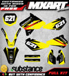 Suzuki RM 85 (2000-2016) MAX Style Stickers Custom Graphics Full Kit