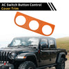 Jeep Wrangler JK (2011-2017) Orange AC Switch Button Control Cover Trim