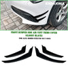 Alfa Romeo Stelvio Gloss Black Front Bumper Side Air Vent Trims (17-25)
