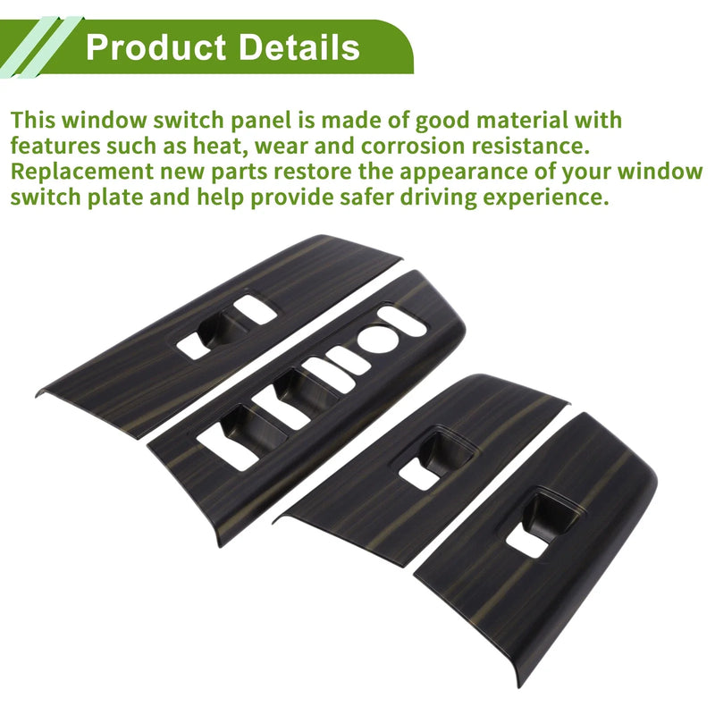 Honda CR-V 4Pcs Window Switch Bezel Covers (2023-2025)
