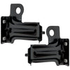 Pair Set of 2 Bumper Face Bar Retainers Brackets Braces