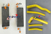 Suzuki RM125 Aluminum Radiator + Red Silicone Hose (1996-1997)
