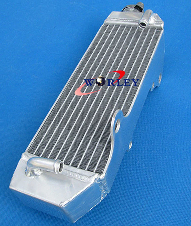 Yamaha YZ85 Aluminum Radiator & RED Silicone Hose (2002-2021)