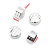 T120 Thruxton Scrambler Street Cup Billet Head Bolt Cover Caps Black