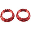 Ducati V4 1098 1198 1199 1299 Diavel Rear Wheel Axle Nut 2 x Red