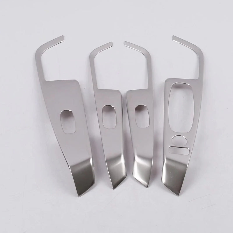 Nissan Kicks Steel Matte Armrest Window Lift Panel Lid Cover Trim (2016-2020)