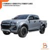 Isuzu D-Max Crew Cab Ute Unpainted X-Terrian Style Fender Flares (2024-2025)