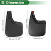 Chevrolet Silverado Mud Flaps Splash Guards (2014-2018)