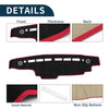 Suzuki Every DA17W DA17V (2015-2023) - Black Red Dash Cover Mat