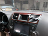 Toyota Highlander Middle Air Outlet Vent Cover Trim Peach Wood Grain (2008–2013)