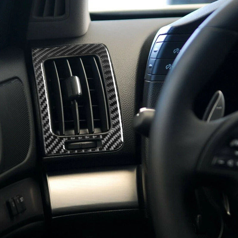 Infiniti G37 Sedan Carbon Fiber Side AC Air Vent Covers (2010-2013)