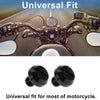 Motorcycle Mirror Hole Plugs Left Hand M8x1.25 2x Motorcycle Screws Black